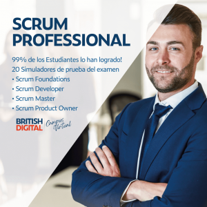 Certificación en Scrum Professional a través de British Digital LLC.
